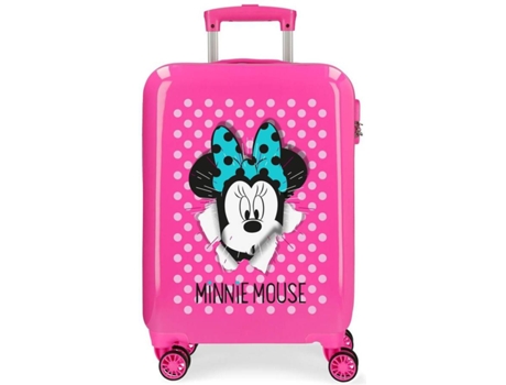Maleta de Cabina DISNEY Minnie Sunny Day Rígida 55cm Fucsia