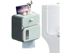 Portarrollos de papel higiénico de pared | Portarrollos de papel higiénico para baño | Dispensador de papel higiénico adhesivo Gokoco