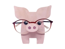 Soporte Decorativo De Madera Con Forma De Animal Para Gafas, Ideal Para Escritorio, Oficina O El Hogar.