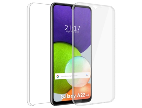 Carcasa Samsung Galaxy A22 4G LTE TUMUNDOSMARTPHONE 360 Transparente