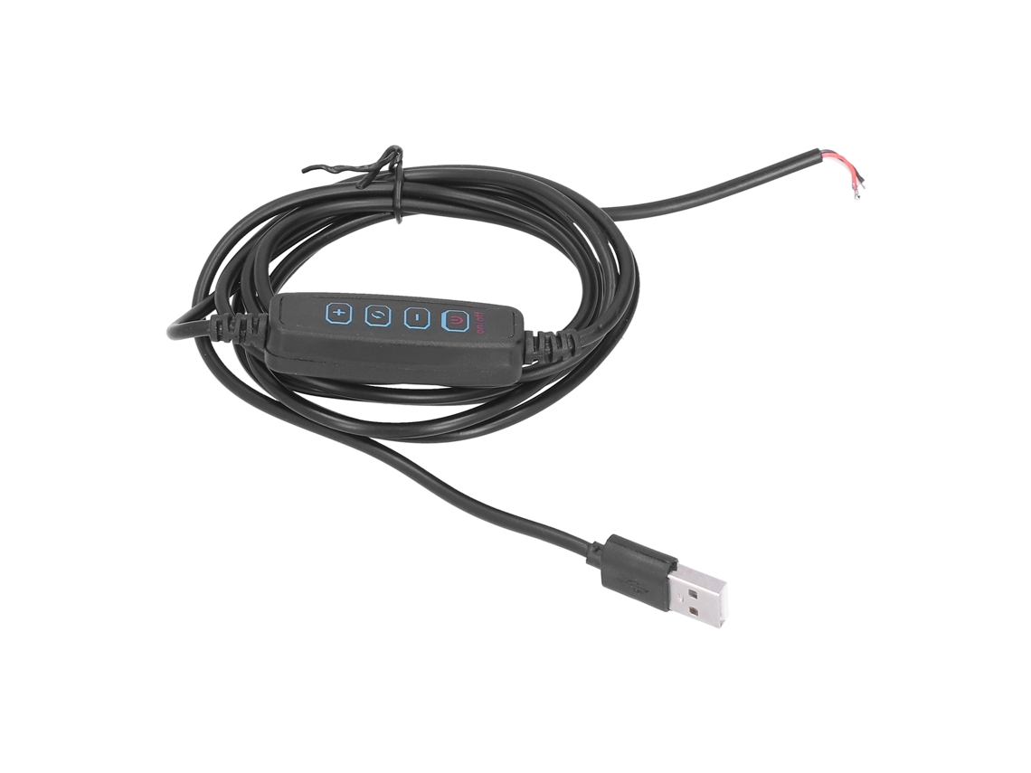 Cable de alimentación USB universal de 2 m para bombillas LED con interruptor CHABERLU