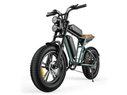 Bicicleta eléctrica todoterreno M20 con neumáticos de 20 pulgadas de ancho, motor de 750 W, batería dual de 48 V y 26 Ah