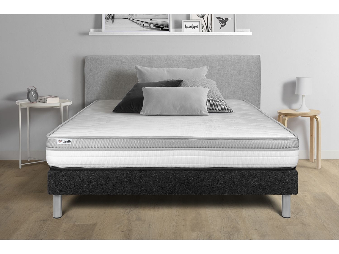 Canapé de Matrimonio Vital Relax VITALIT Negro (200x200)