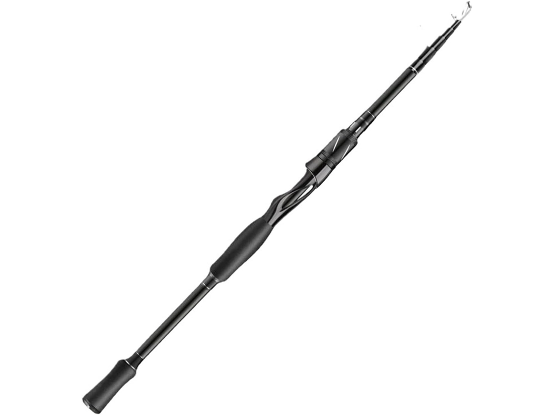 Caña De Pescar Telescópica Carbono 1,8 M O 2,7 M, Para Pesca Con Señuelos, Lanzamiento Y Viajes.,