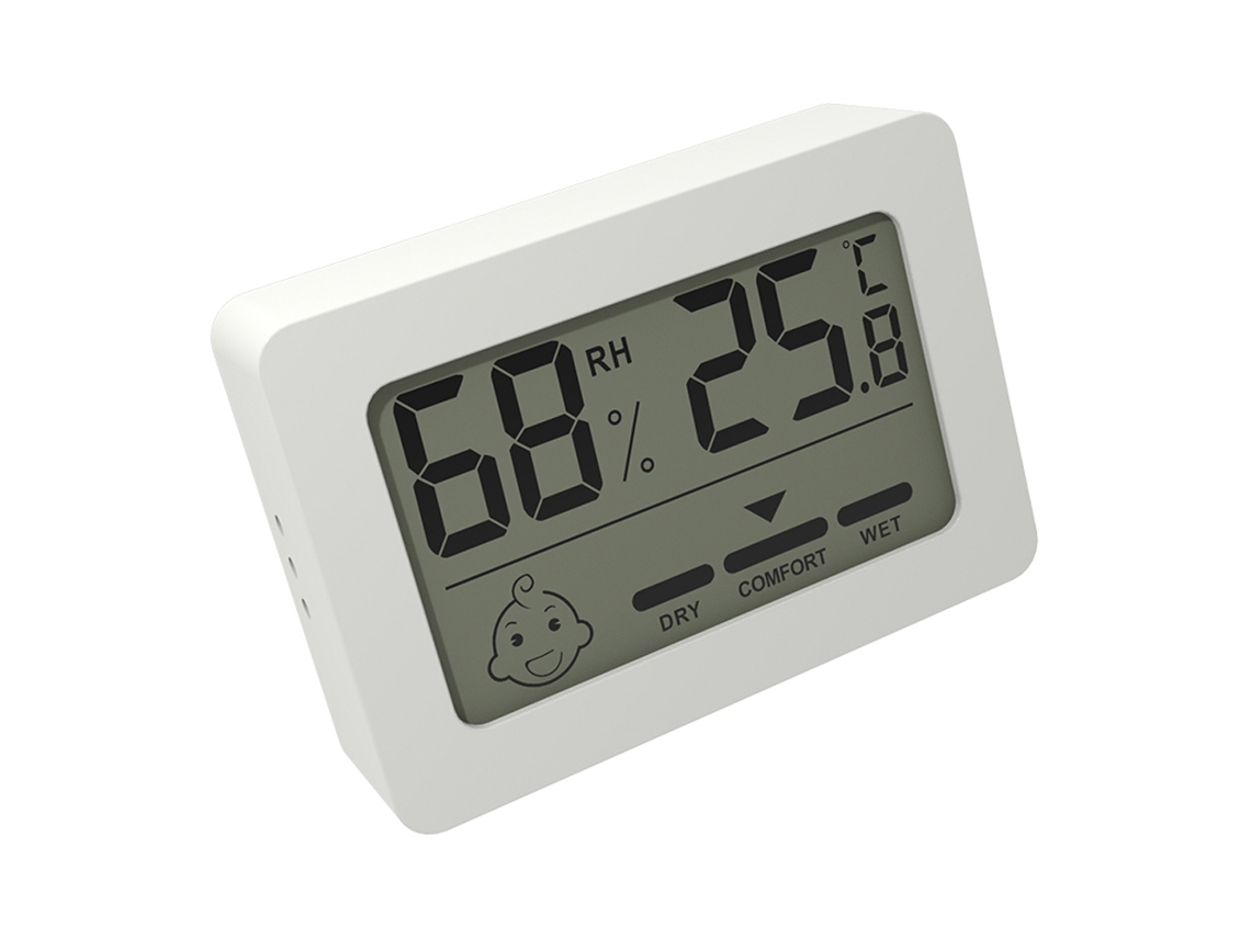 Termómetro/higrómetro Digital Para Interiores: Preciso E Indicador De Confort Para El Hogar, La Oficina Y El Invernadero.