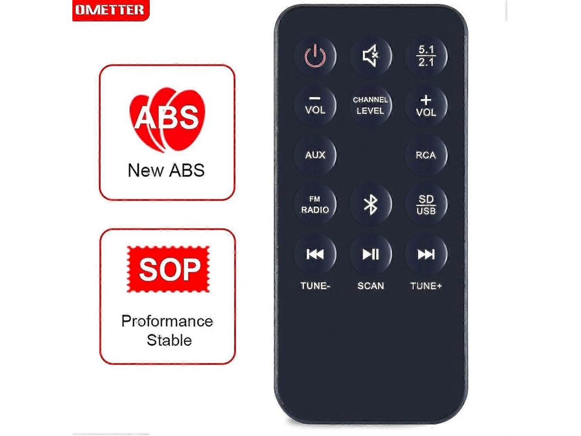 Control remoto Ri0004 para Logitech Z607 Z606 Sistema de altavoces portátiles inalámbricos con sonido envolvente 5.1 Xh Chaberlu