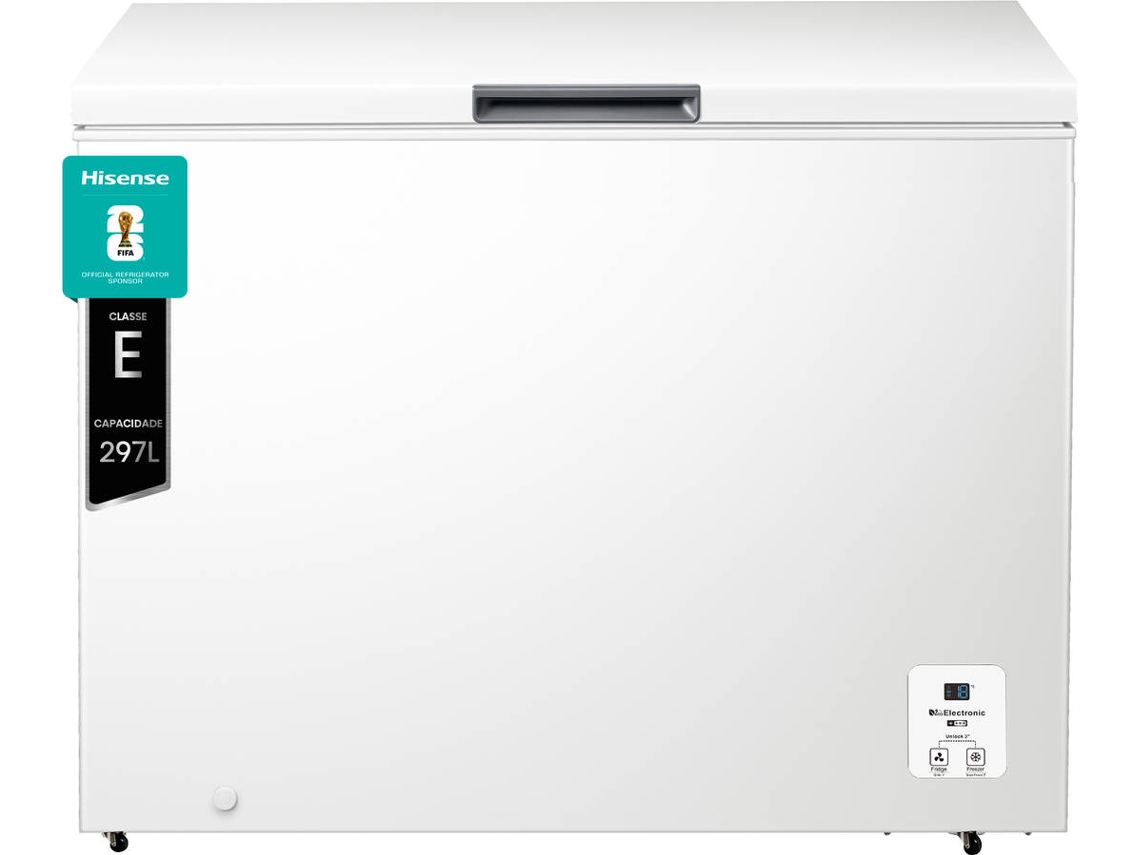 Congelador Horizontal HISENSE FT386D4AWLYE (Estático - 111.4 cm - 297 L - Blanco)
