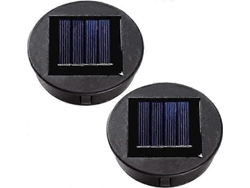 2 Piezas Reemplazo Techo Luz Solar Para Linternas Con Panel Solar Y Bombilla Led, Decoración Jardín Exterior Diy