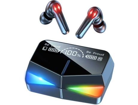 Auriculares Bluetooth True Wireless GETEK M28 (In Ear - Micrófono - Noise Cancelling  - Negro)