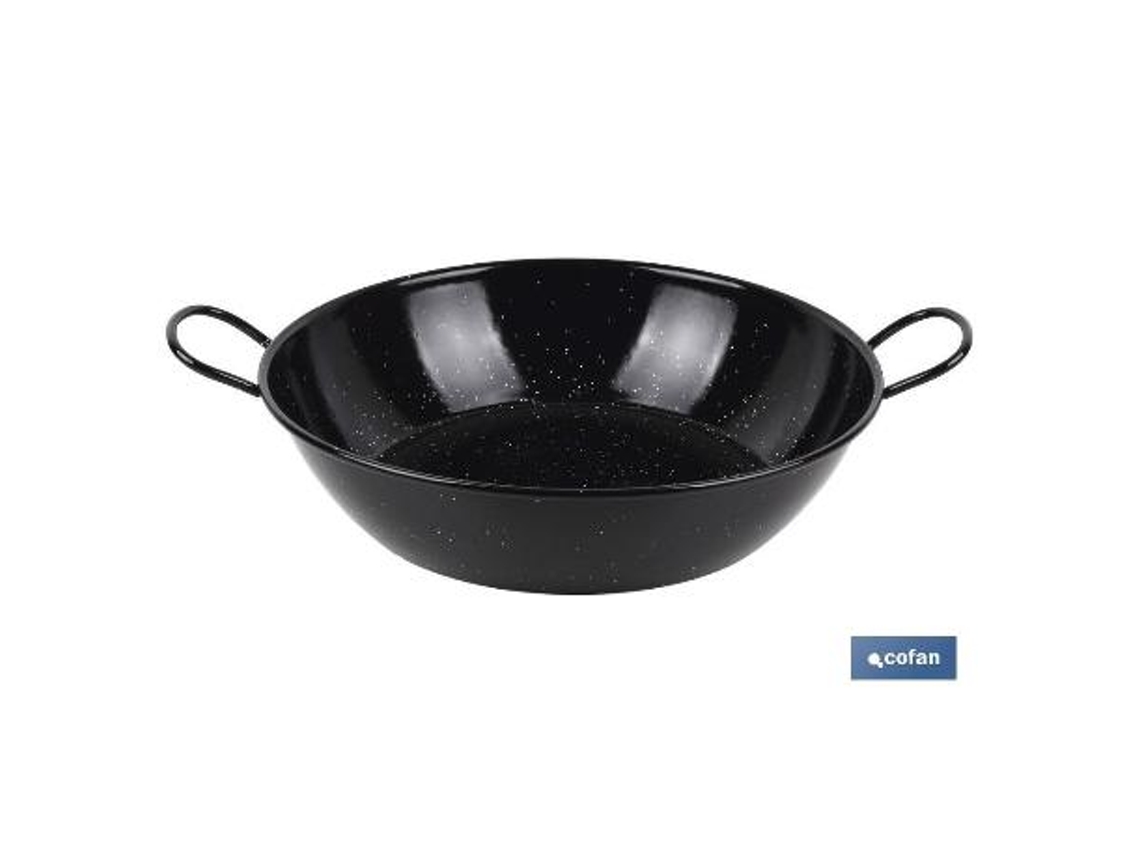 Sarten honda esmaltada c/asas ø360 mm