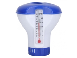 Dispensadores De Jabón Flotantes, Dispensador De Cloro Químico Para Piscina Con Termómetro, Tableta, Dispensador De Jabón, Bomba De Ducha, Azul CHRUI