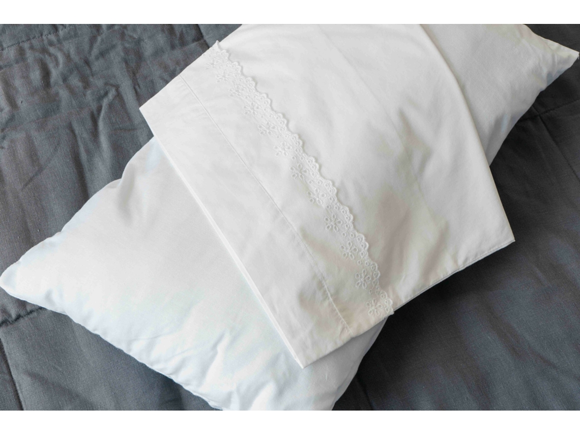 Funda De Almohada Infantil Erva Doce 100% Algodón Percal 220 Hilos - 40x60