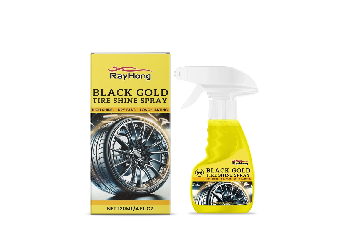 Spray abrillantador de llantas para coche