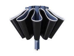 Paraguas Plegable Invertido Con Tira Reflectante, 10 Varillas, Resistente Al Viento, Upf 50+