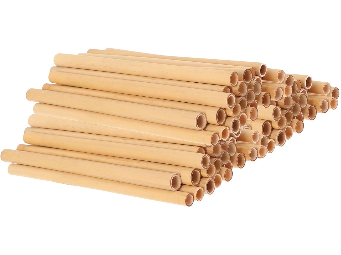 50 Tubos De Anidación De Caña Natural, Recargables, Con Tubos De Almacenamiento Para Abejas, Para Uso En Exteriores