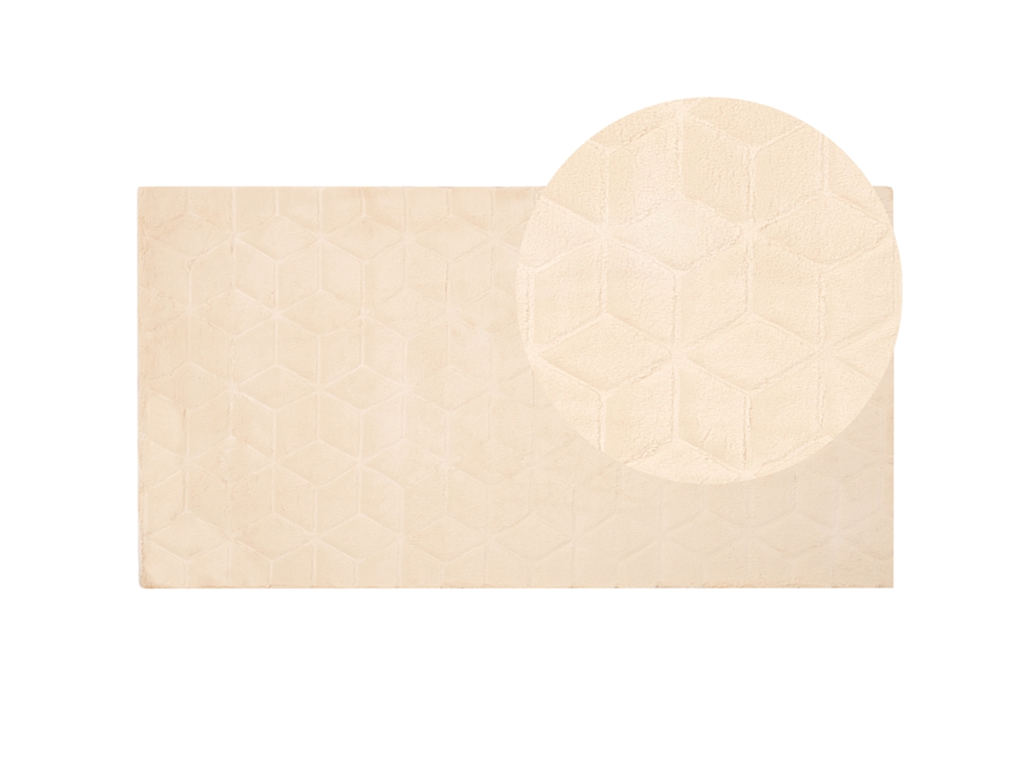 Alfombra BELIANI Thatta de Poliéster Beige 80x150