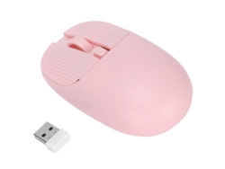 Ratón Inalámbrico Portátil Smart Mini 2.4g Con Receptor Para Portátil Y Oficina - Rosa