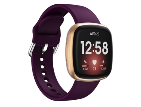 Correa de reloj inteligente para Fitbit Versa 3 Silicona (Púrpura)