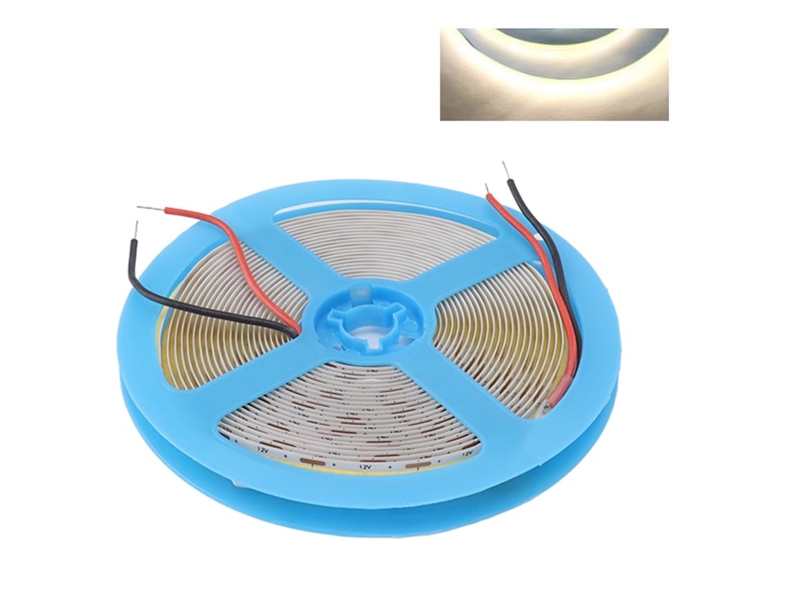 2026-tira Led Flexible Cob Autoadhesiva 12v 90 Cri 110lm 5m Luz Neutral 4000k