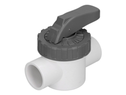 Válvula De Bola Divertida Con Manija Para Accesorio De Tratamiento De Agua De Piscina V40-2a