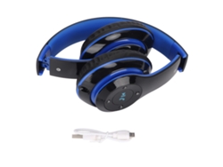 Auriculares Bluetooth Plegables Estéreo Hifi S6 Con Micrófono Para Teléfonos Móviles Y Tabletas - Azul