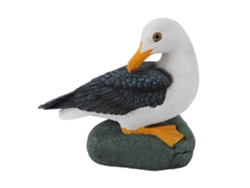 Escultura De Gaviota De Resina De Estilo Mediterráneo, Adorno Para La Decoración Del Hogar Y La Oficina.