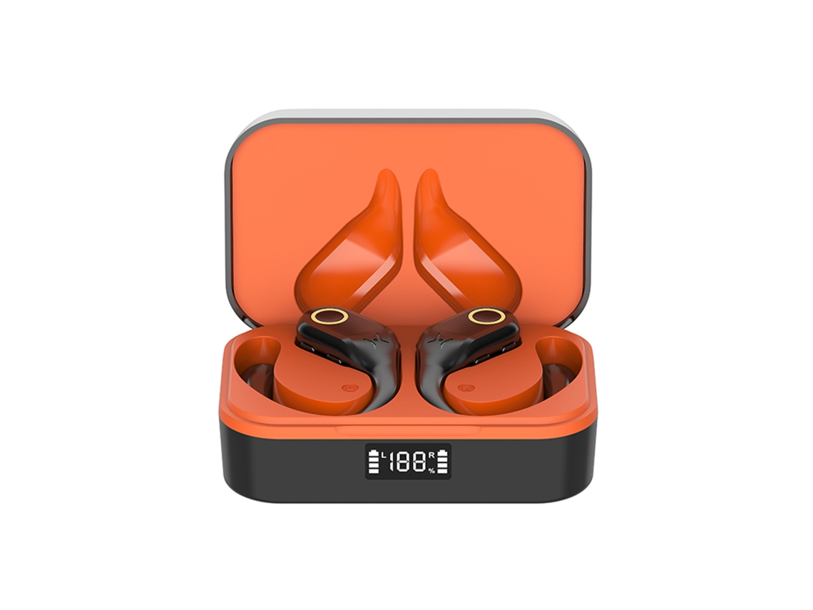 Auriculares Inalámbricos Bluetooth 5.4 Con Gancho Para La Oreja, Cancelación De Ruido, Estuche De Carga Y 48 Horas De Duración De La Batería.