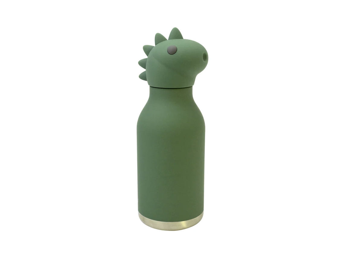Botella térmica Asobu Bestie con pajita (460 ml, dinosaurio, Sbv44dino)