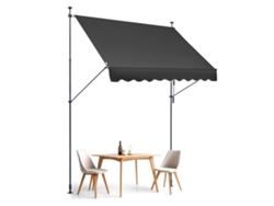 Toldo retráctil para balcón 250x120cm resistente al agua y UV80 Tekmaquinas