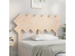 Cabecero De Cama Madera Maciza De Pino 132x3x81 Cm