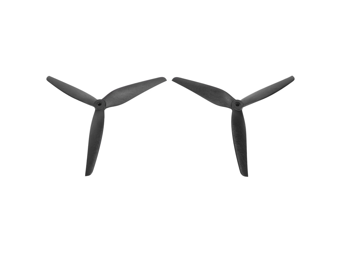 2 Hélices De 3 Palas De 10x5x3 Pulgadas Para Dron Cuadricóptero Rc Fpv Cw Ccw