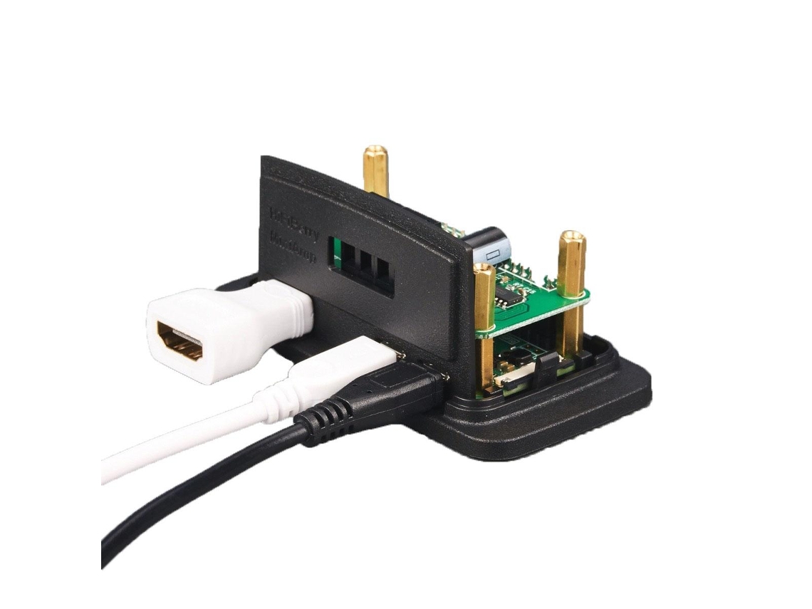 Accesorio de placa de desarrollo Sertronics Hb-Zca-Amp Compartimiento negro