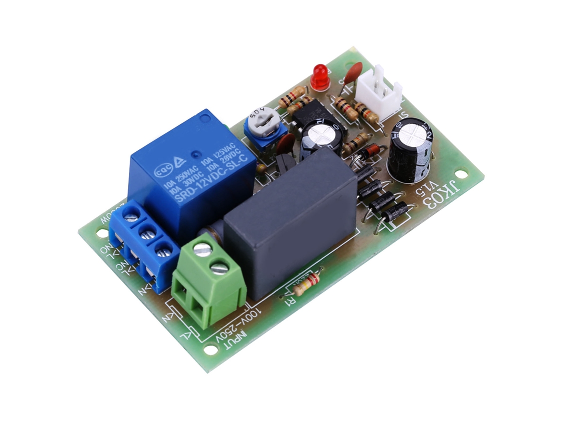 Módulo Interruptor Temporizador De Retardo Ajustable De 1 Segundo A 5 Minutos, 220 V Ca, 10 A