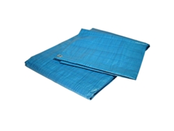 Lona para Pintura 10x15 m - TECPLAST 80PE - Azul - Económica - Lona para cubrir Suelos y Muebles