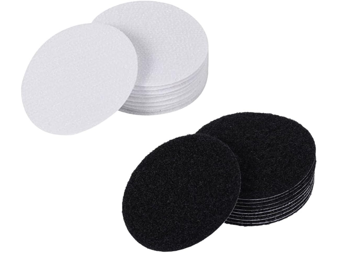 Pvc Ganchos Autoadhesivos Blancos, 20 Unidades,