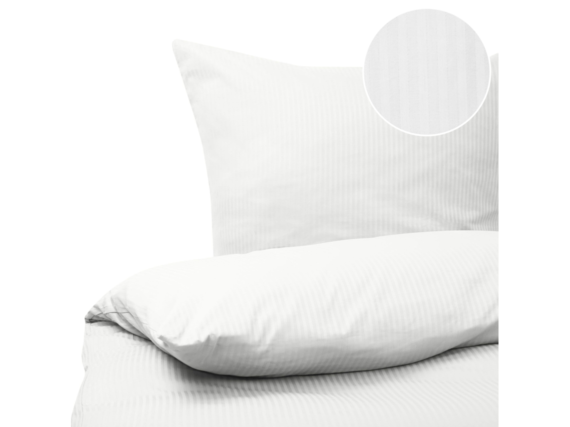 Juego de Capas de Edredón BELLIANI Avondale (Blanco - 155x220 cm)