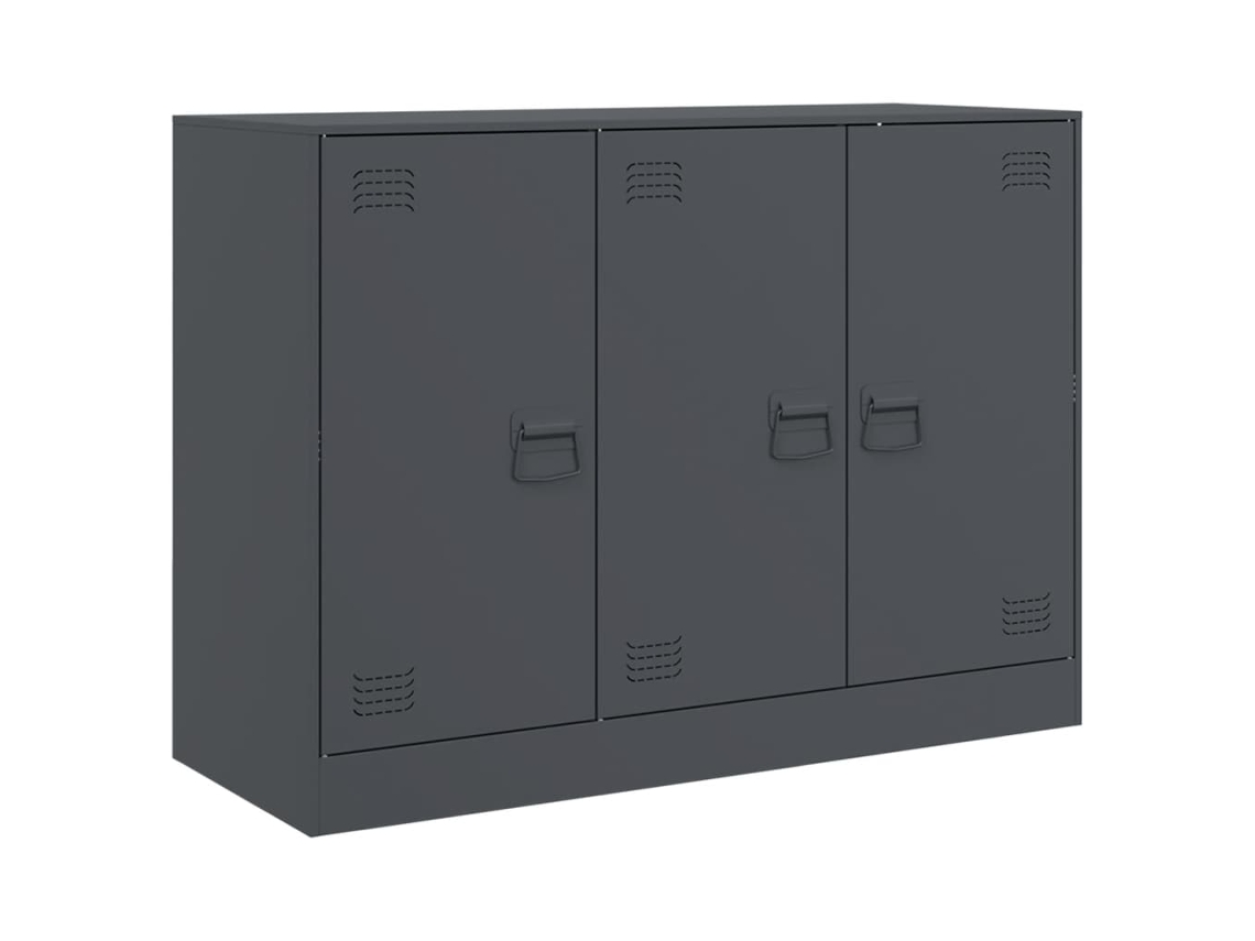 Maison Exclusive - Aparador De Acero Antracita 99x39x73 Cm