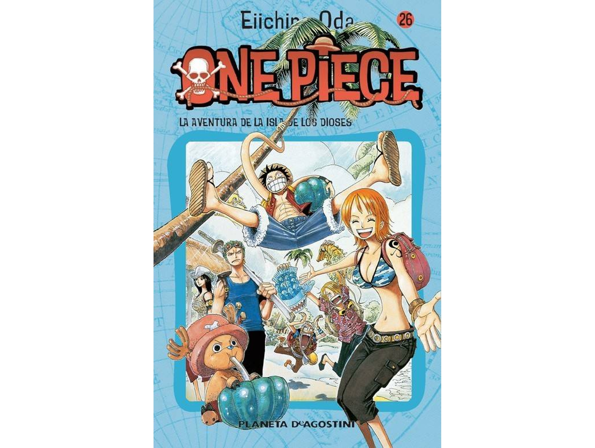 Libro One Piece nº 026 La aventura de la Isla de los Dioses de Eiichiro Oda (Español)