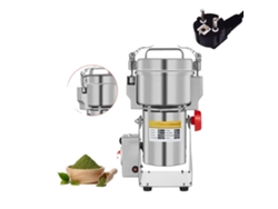 Molinillo de café eléctrico de alta potencia (2500 W, capacidad de 700 g y 800 g), acero inoxidable, 800 g, enchufe UE de 220 V.