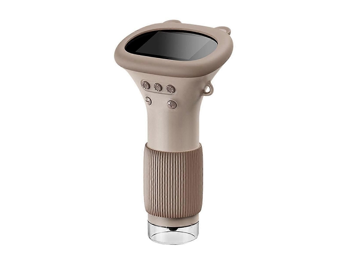 Microscopio electrónico en miniatura para niños, microscopio de bolsillo para niños con 8 LED, microscopio digital con botón de ajuste.