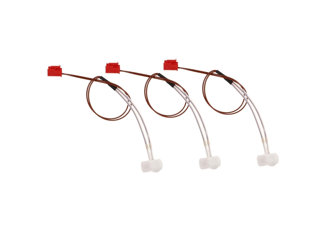 3 Sensores De Temperatura Ntck Para Estación De Calefacción Diésel, Sensor Cerámico, Cables, Conector Cuadrado.