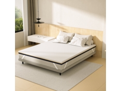 Colchón De 7,5 Cm D'épaisseur, 140 X 190 Cm, Mousse À Mémoire De Forme, Ergonomique, Lavable