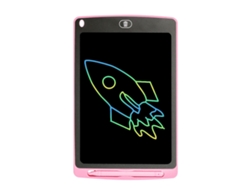 Tableta LCD infantil para escribir y dibujar, tamaño: 10 pulgadas, color MDUG (rosa claro)