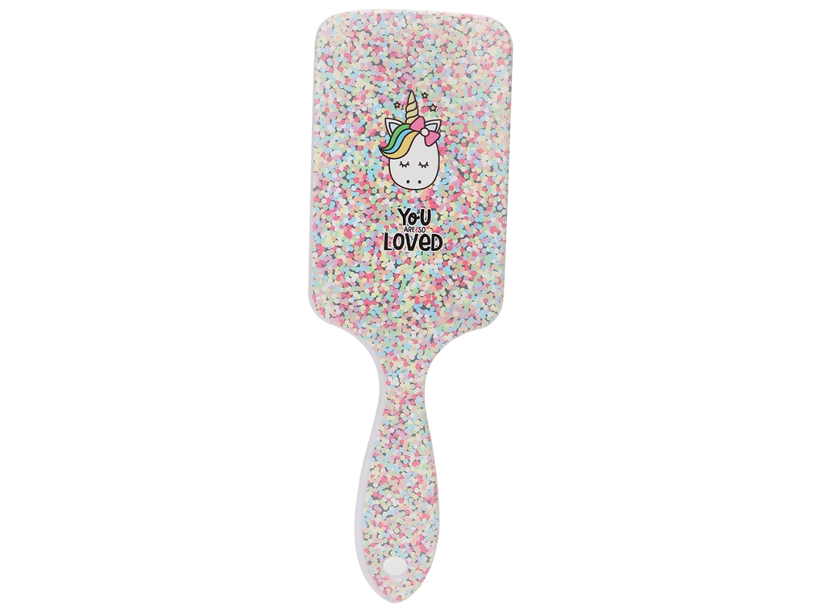 Peine De Belleza Portátil Con Patrón Cartoon Cute Para Masaje Y Desenredar Cabello Resistente