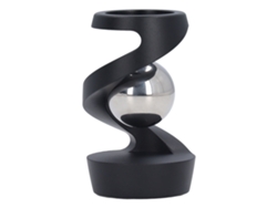 Ats-gyroscopio De Mesa Rotatsorio De Aleación De Aluminio Con Perla Platsa Para Reducir Ansiedad Juguete Decoratsivo Negro