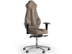 Silla de Escritorio Ergonomica KULIK Tejido de Costura Imperial (Azur - Caramel -130x50x50cm)