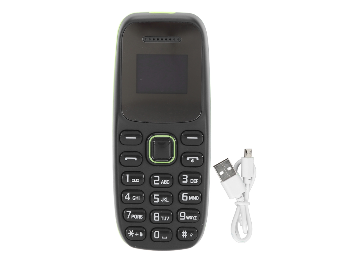 Teléfono Móvil 2g Desbloqueado Para Personas Mayores, Mini Gsm, Doble Sim, Botones Grandes, Bluetooth, Negro.