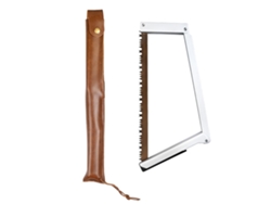 Arco plegable Sierra Survival para acampar, ideal para cortar madera seca y húmeda. Fabricado con chapa de acero al manganeso ligera.