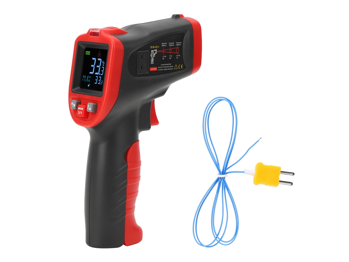 Termómetro Infrarrojo Industrial Portátil Wt323b 50℃-850℃ Probador De Temperatura Electrónico De Mano