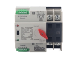 Conmutador Automático De Transferencia 2p 100a Ats De Aislamiento Pc Ininterrumpido 220v Ca